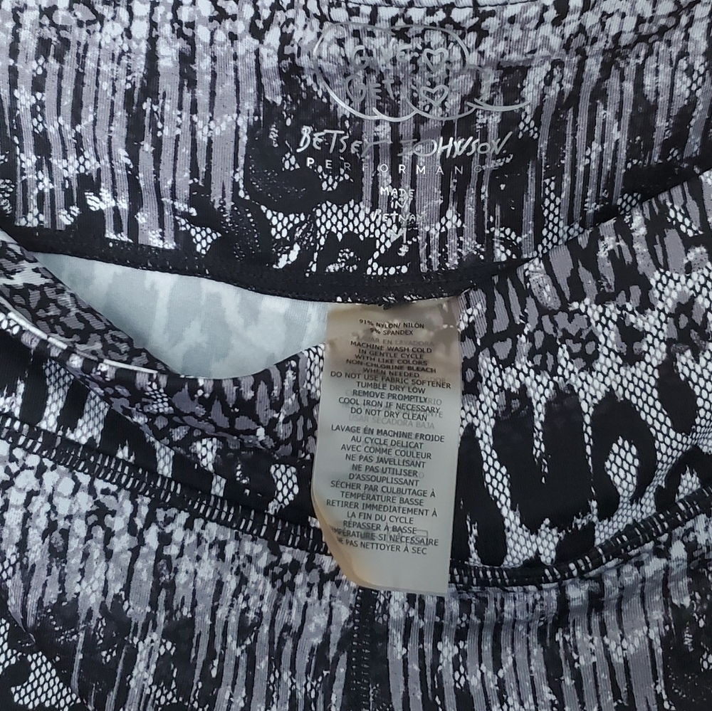 Betsey Johnson workout leggings - Picture 3 of 8